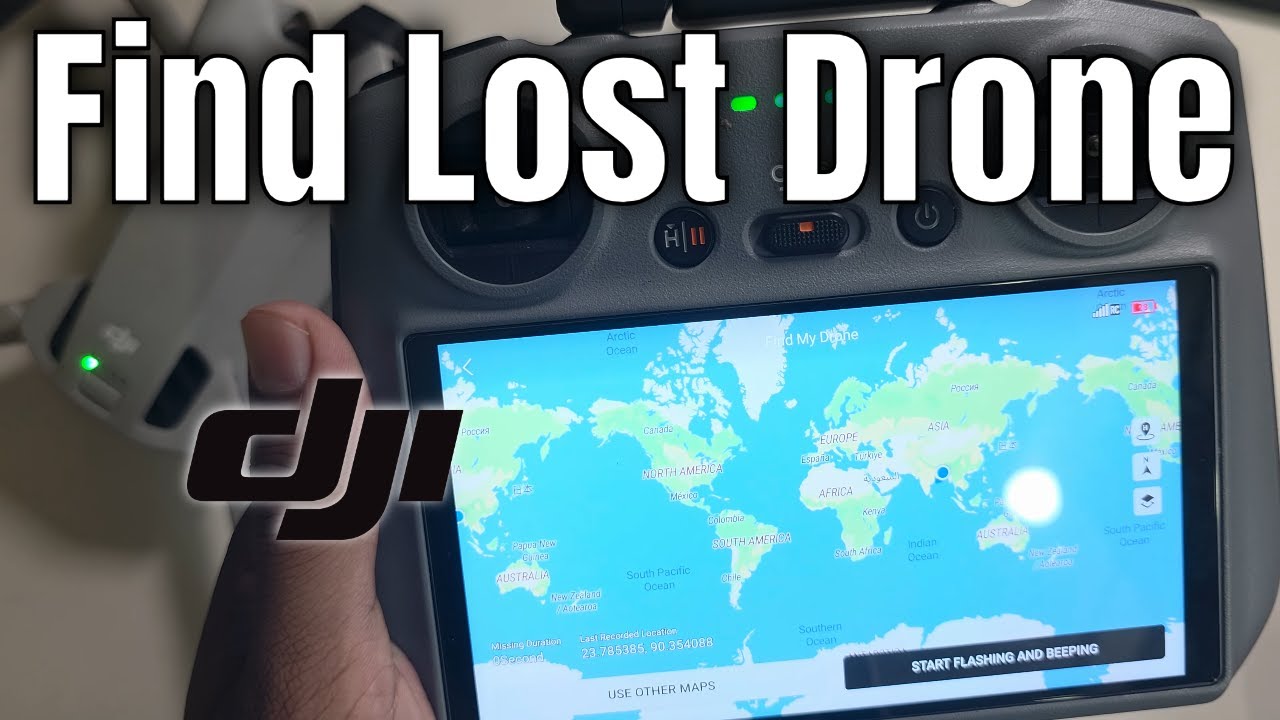 How to find lost Drone? Find/Track a DJI Drone