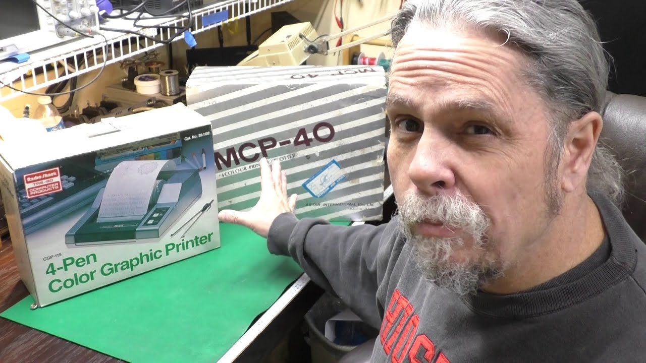 Plot(ter) Twist, Two different vintage printer/plotters get refurbished (CGP-115, MCP-40)