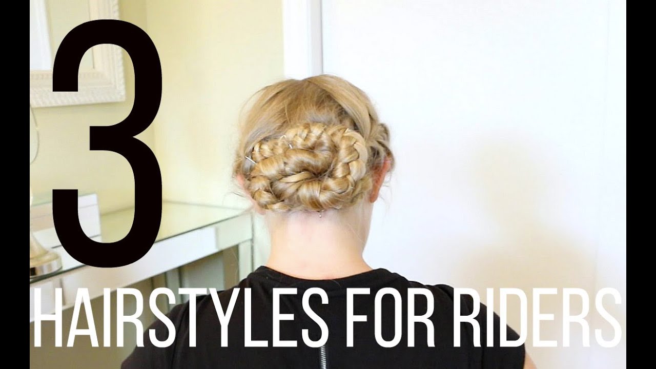 3 Cute Hairstyles for Medium-Long Haired Riders