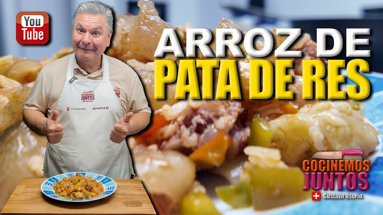 Como hacer un ARROZ DE PATA DE RES colágeno puro