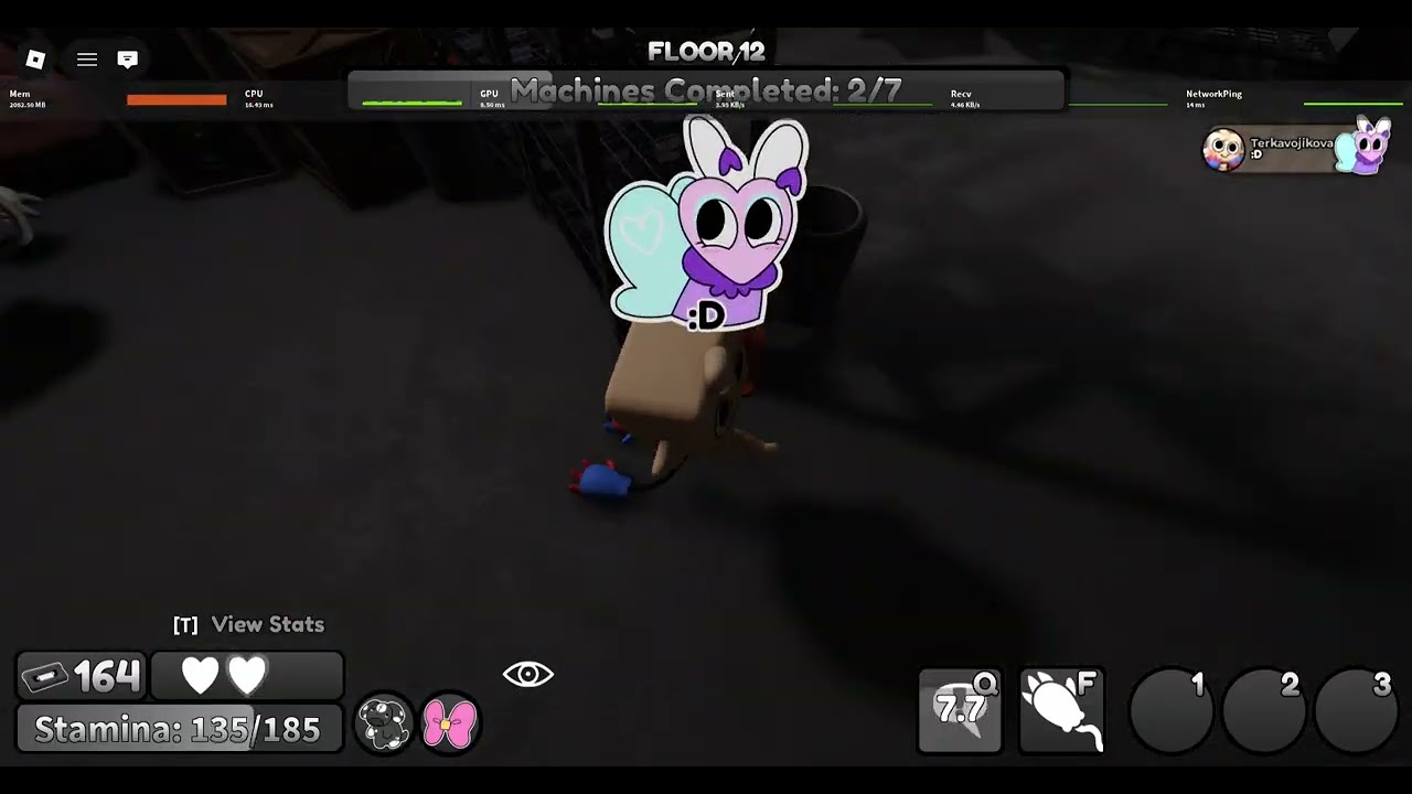 Distracting Pebble as Goob until i die/run out of stam (bc i just bought him)