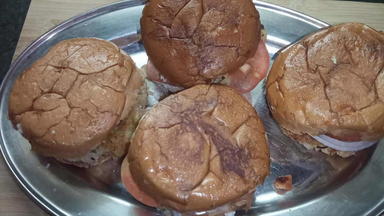 How To Make Aloo Tikki Burger