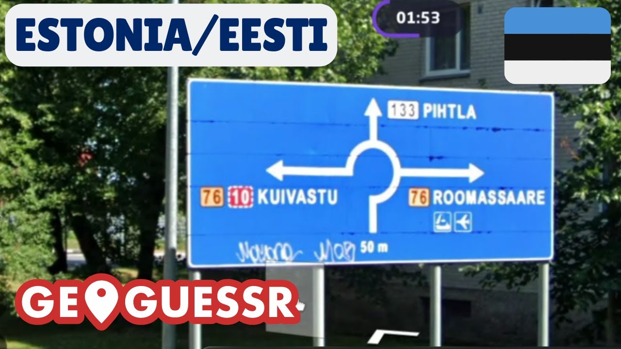 ESTONIA/EESTI game played by AMERICAN on GeoGuessr : PLAY-ALONG