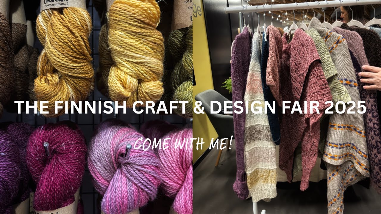 Visit the Finnish Craft and Design Fair 2025 with me! (Suomen Kädentaitomessut 2025)