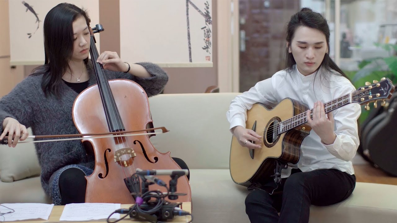 《Poem Of Flower Burial 葬花吟》Guitar-Cello Duo by Ruiwen Ye(叶锐文)＆Suhui Qiang(强苏惠)