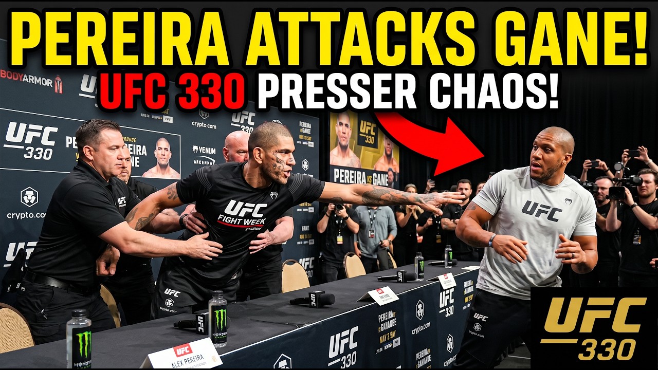 Alex Pereira Confronts Ciryl Gane at UFC 330 Press Conference &ndash; Shocking Moments!