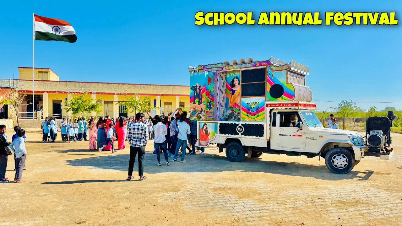 School Annual Festival Dj Side Vlogs || Happy Republic Day