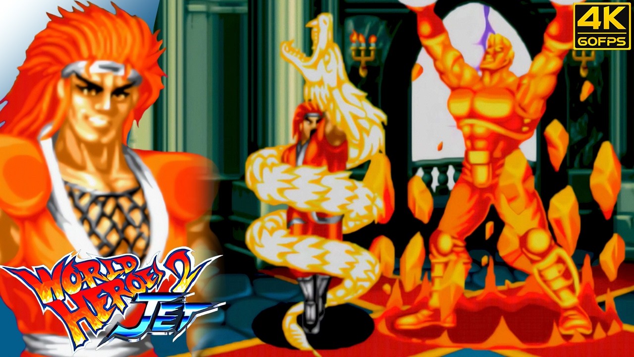World Heroes 2 Jet - Fuuma (Arcade / 1994) 4K 60FPS