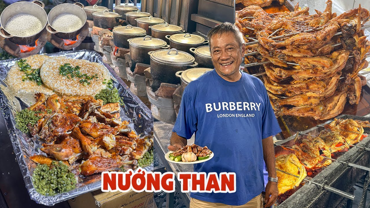 Ngỡ ngàng quán Gà Nướng Than ăn kèm Cơm Cháy Nồi Gang núp hẻm siêu đông, nổi tiếng tận bên Mỹ