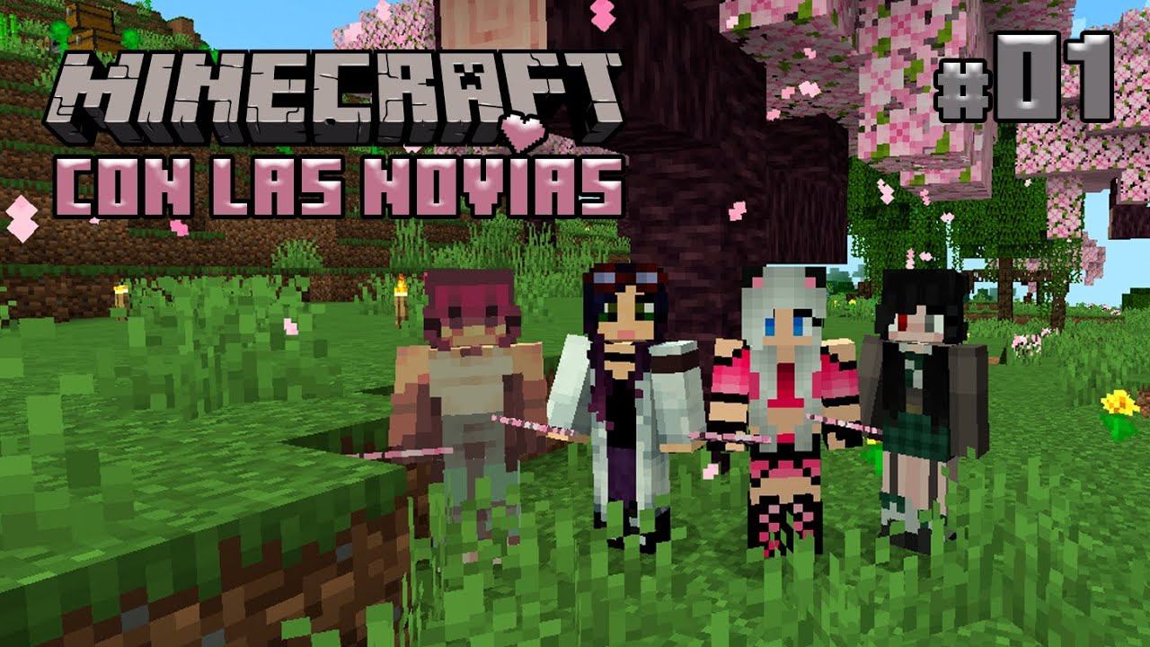 Las novias jugando con cubos - Minecraft 1.20 - 01