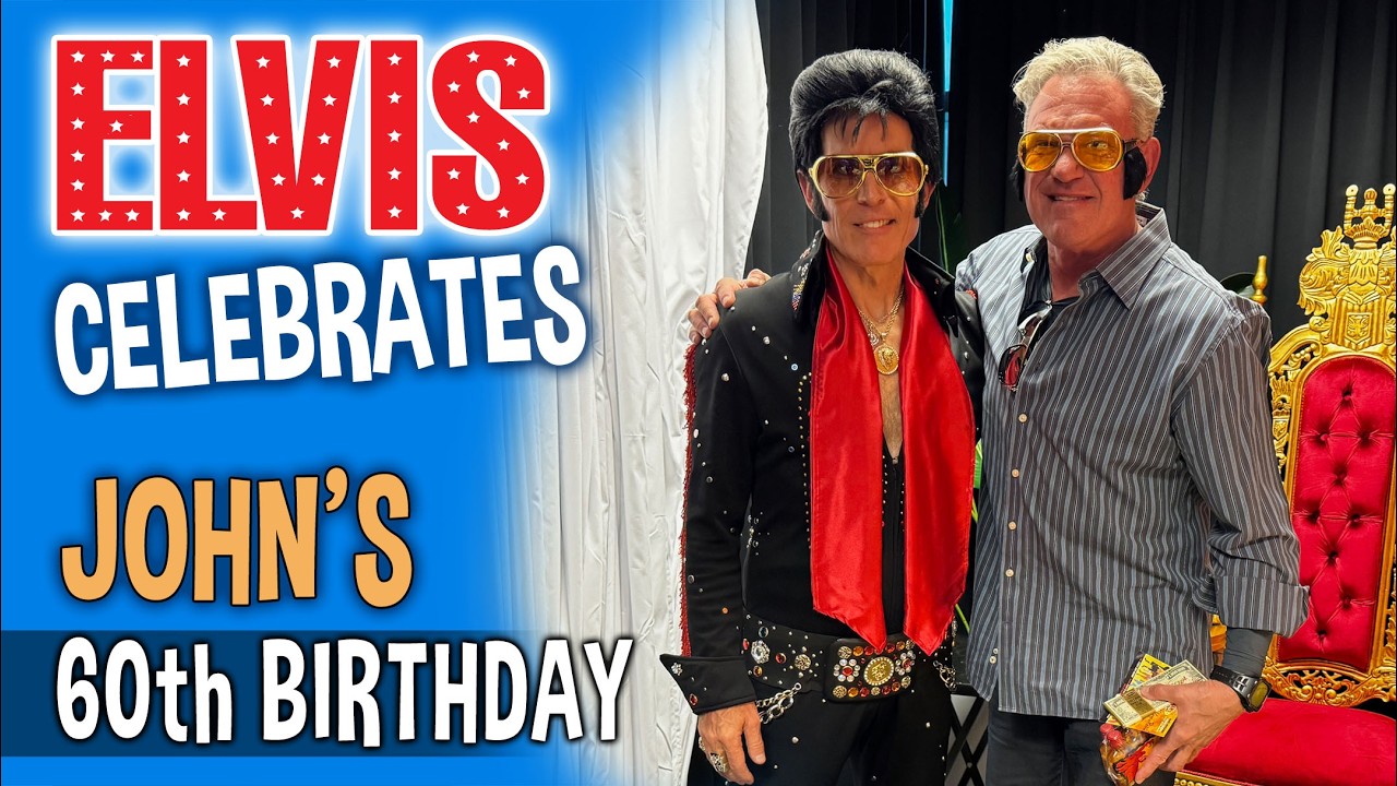 ELVIS Celebrates John's 60th Birthday - (PartyZams Singing Telegrams) - Las Vegas