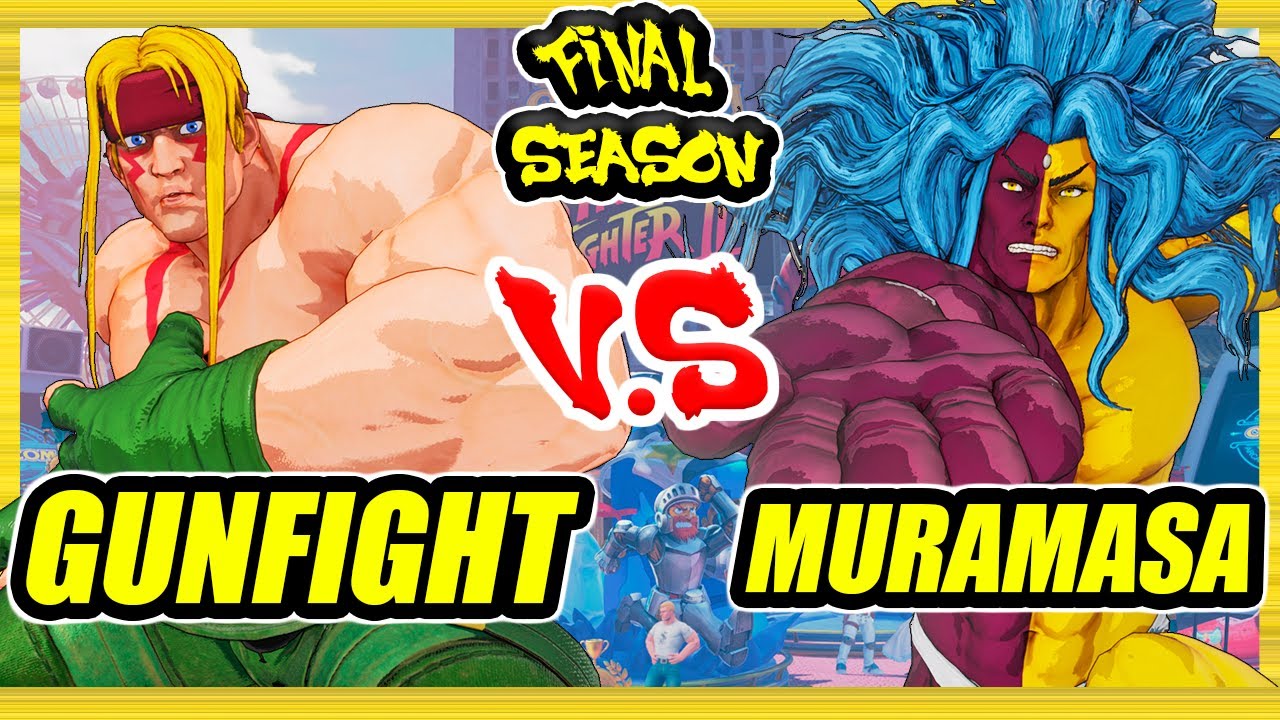 SFV CE 🔥 Gunfight (Alex) VS Muramasa (Gill) 🔥 Ranked Set 🔥 Street Fighter 5