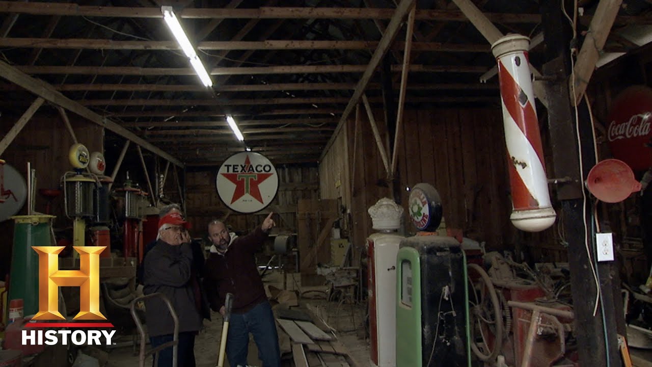 American Pickers: Flooded Petroliana Collectibles (Season 20) | Exclusive | History