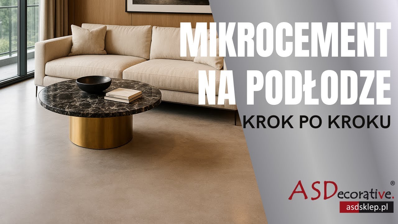 Mikrocement ASDecorative - przykładowa aplikacja krok po kroku