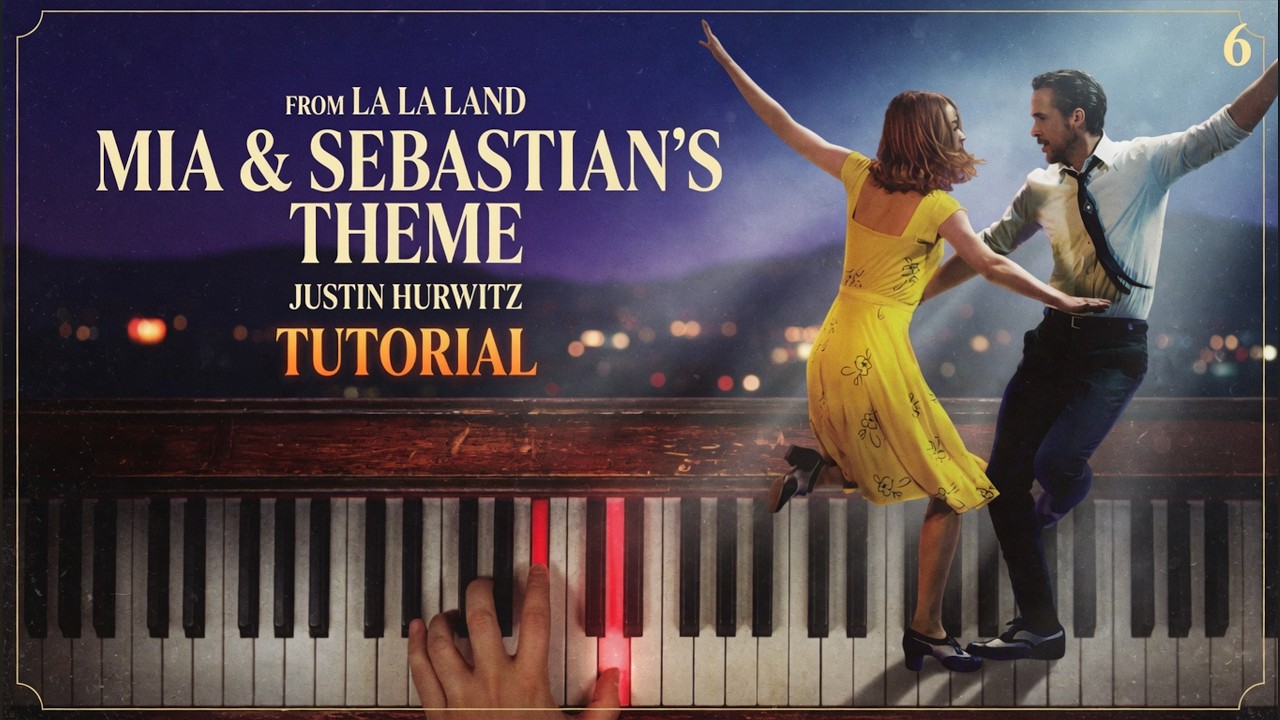 MIA AND SEBASTIAN'S THEME (from 'La La Land') by Justin Hurwitz | Piano Tutorial (Part 1)