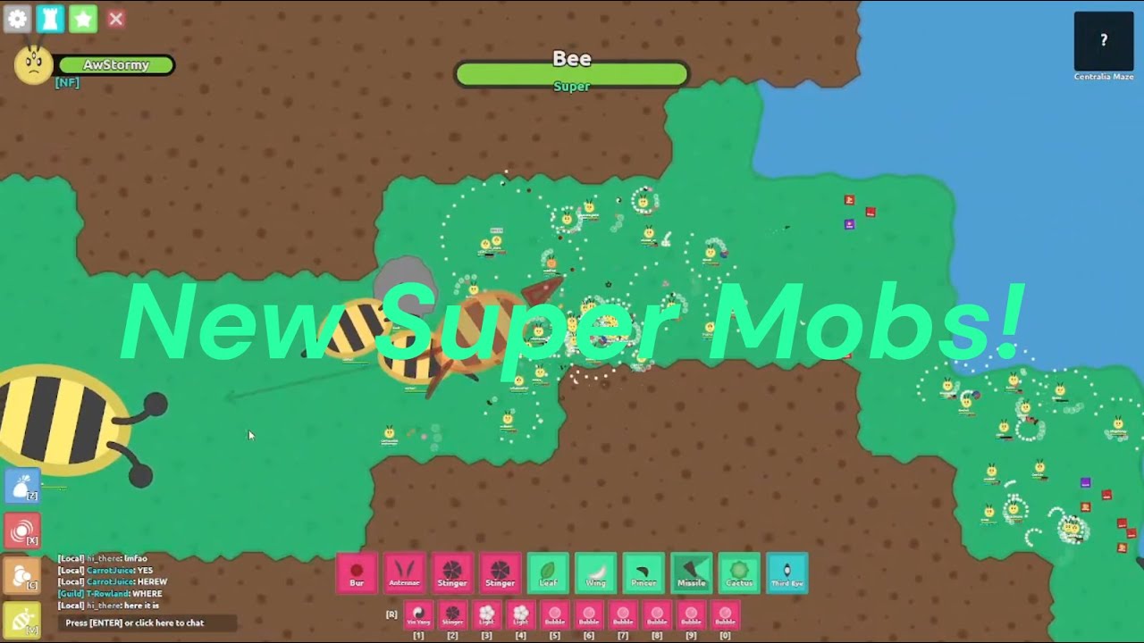 Some of the New Super Mobs! Florr.io