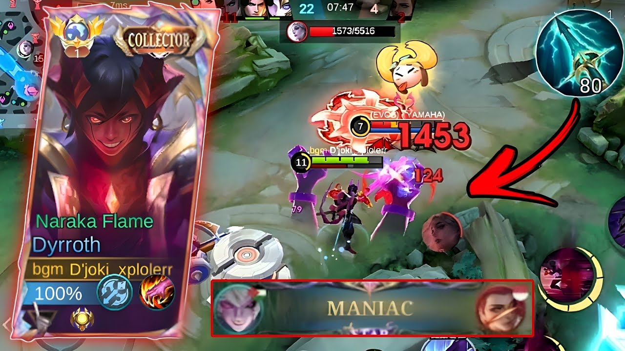 NEW DYRROTH BEST 1 SHOT LIFESTEAL BUILD TUTORIAL TO RANK UP FASTER IN 2025! - MLBB