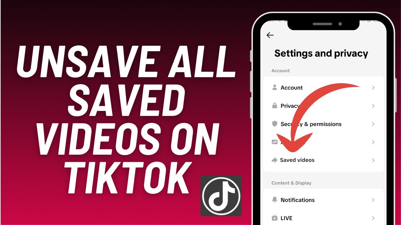 How to Unsave all Saved Videos on TikTok at Once (2025) | Delete Saved Videos on TikTok