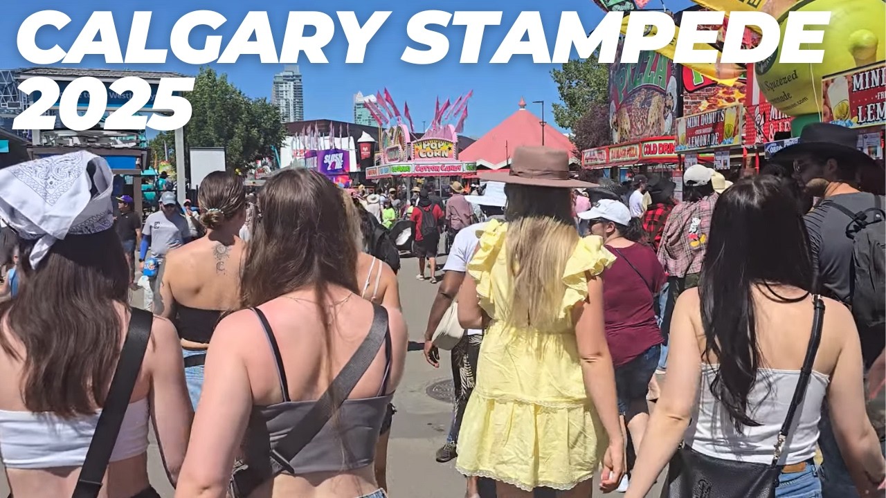 Calgary Stampede 2025 Full Walking Tour! 🇨🇦