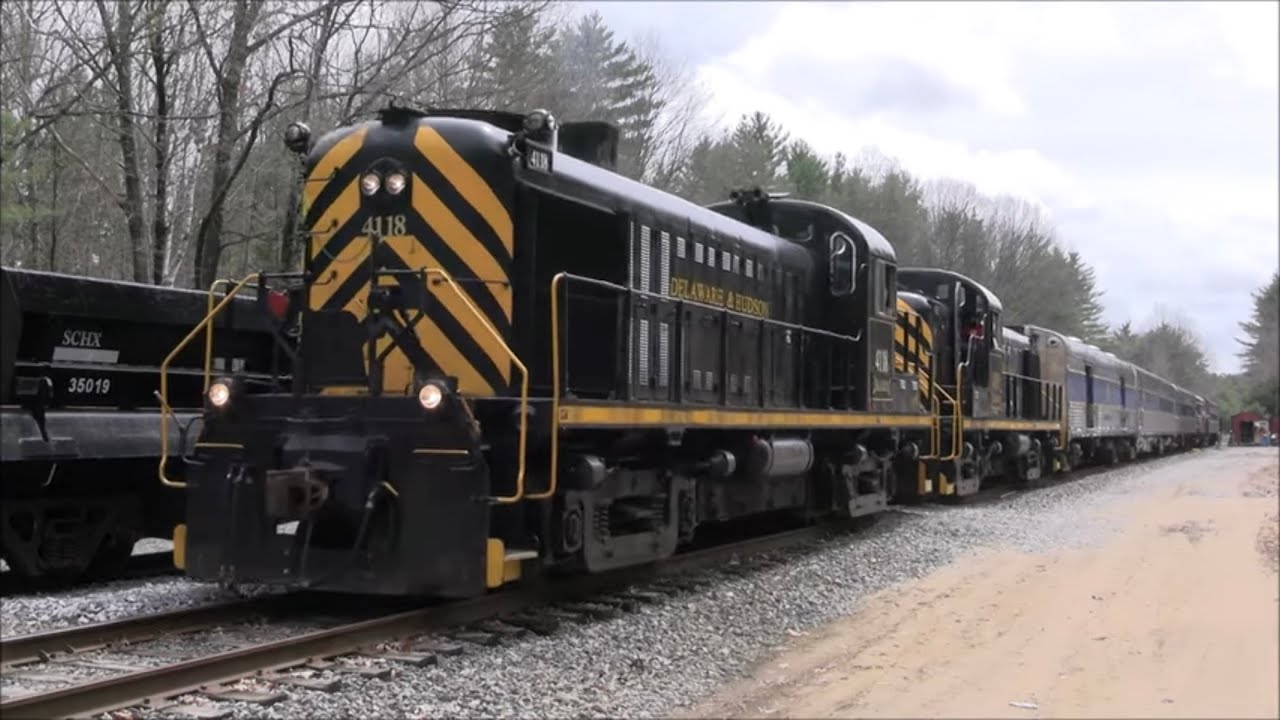 Reactivated track: Delaware & Hudson RS3's on Saratoga, Corinth, & Hudson Hadley Express - 4/26/2025