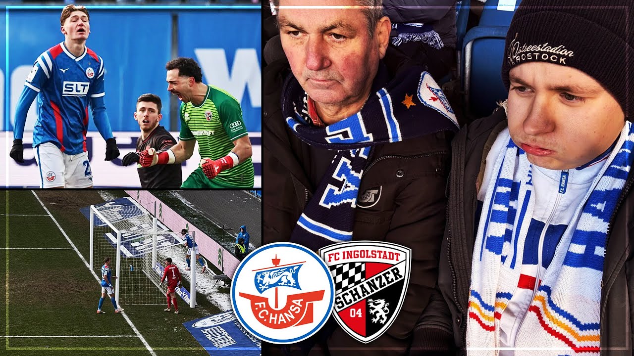 EISKALT ERWISCHT... Hansa Rostock - Ingolstadt Vlog & Fazit | Serie vorbei, bleibt Naderi? | 3. Liga