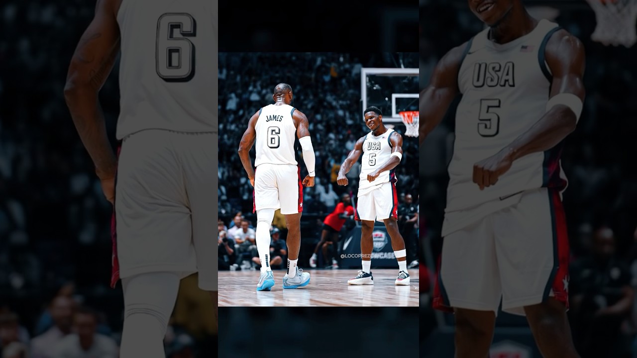 LeBron carrying Team USA 👑🇺🇸 #shorts