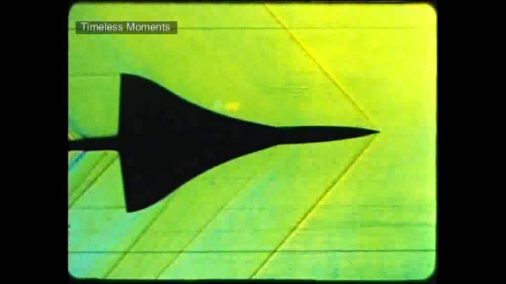 Испытания Concorde в аэродинамической трубе