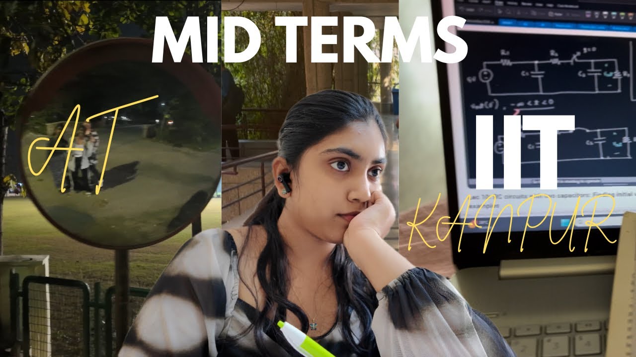 Midterms at IIT Kanpur. Study vlog 
