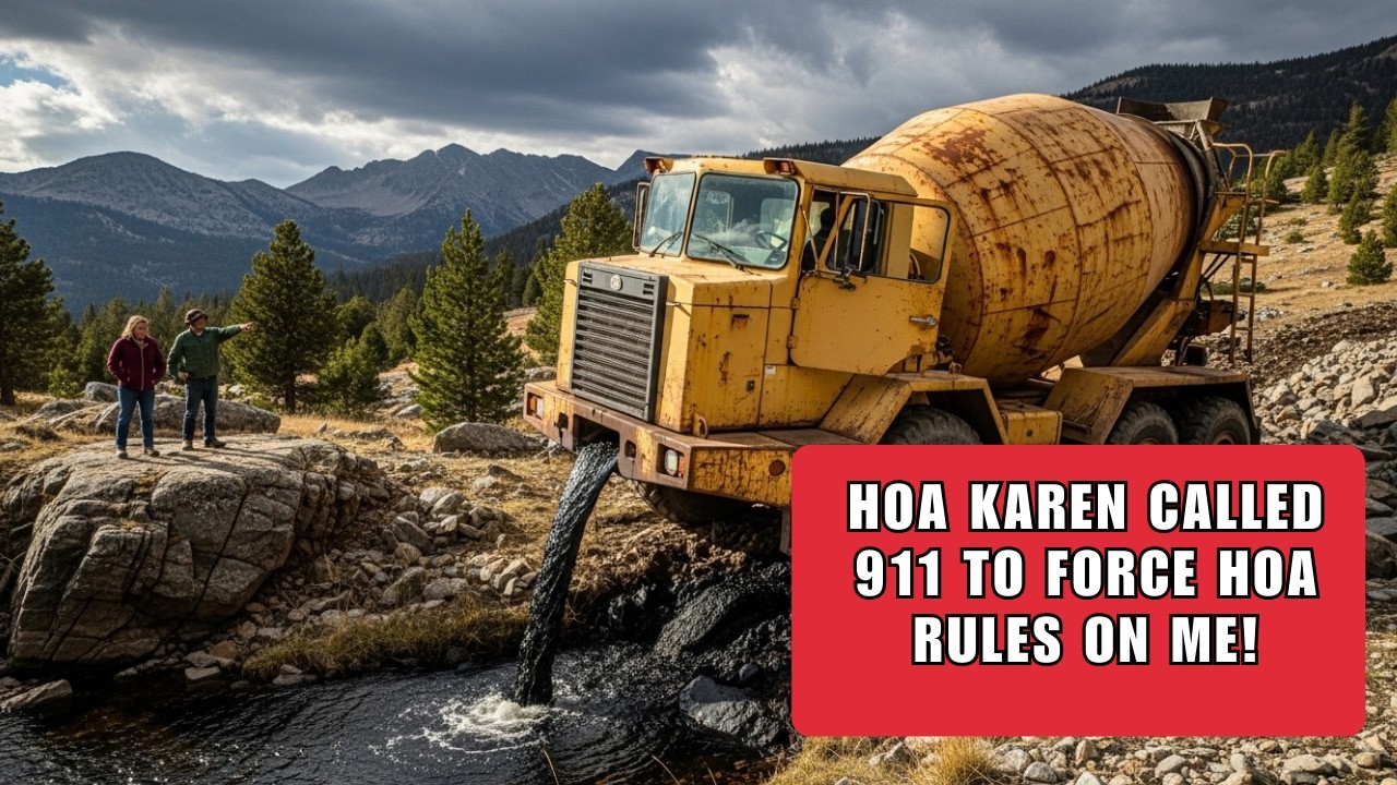 “HOA Called 911 on Me for ‘Leaving’ — Problem Is, I Was Never a Member… and I Own the Land!”