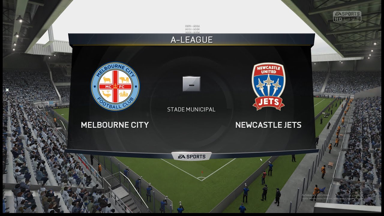 Fifa 15 Чемпионат Австралии первый тур Melbourne City - Newcastle Jets