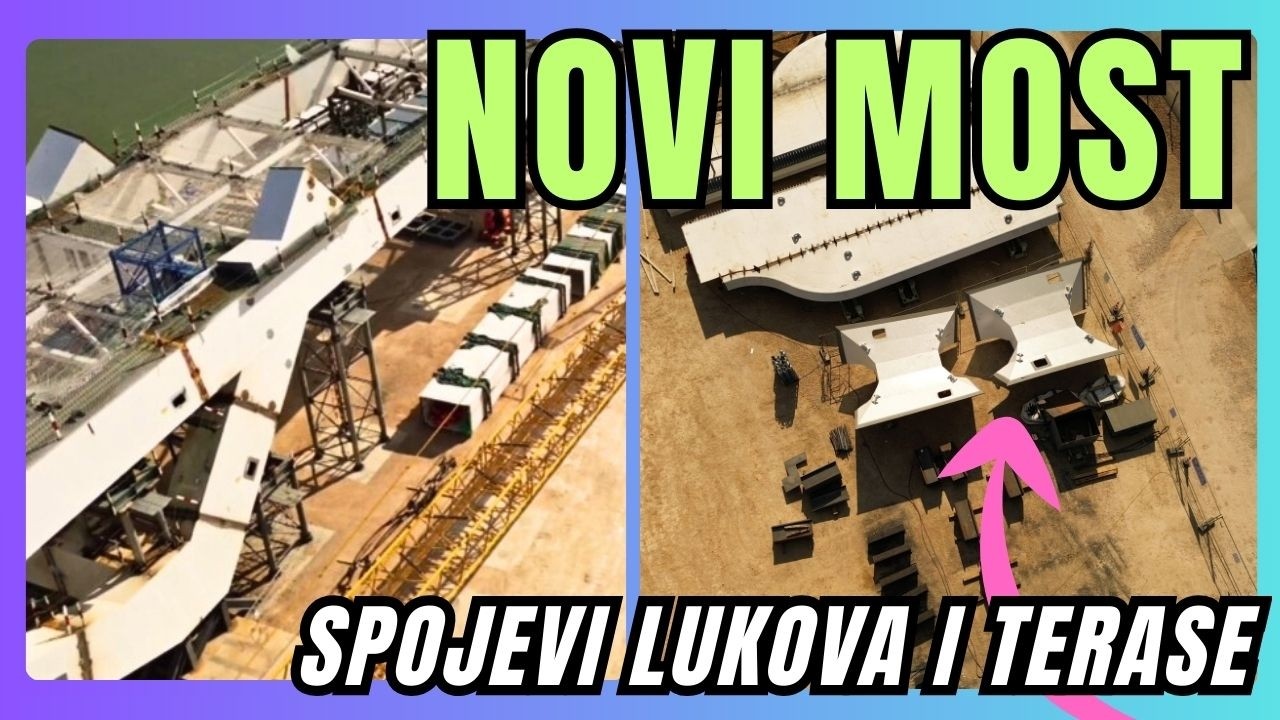 Stigli delovi lukova, izgradnja stubova novog mosta i uređenje šetališta na Ušću 