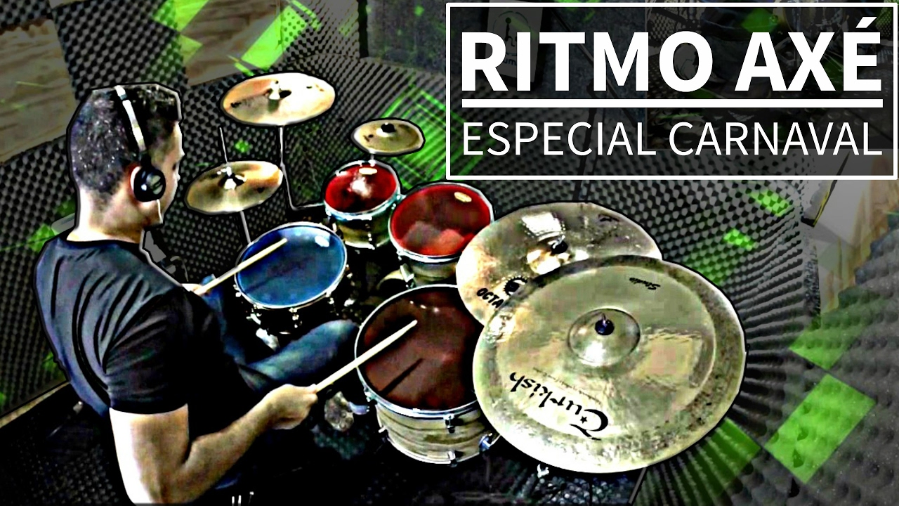 Ritmo samba reggae - Axé - Aula de bateria
