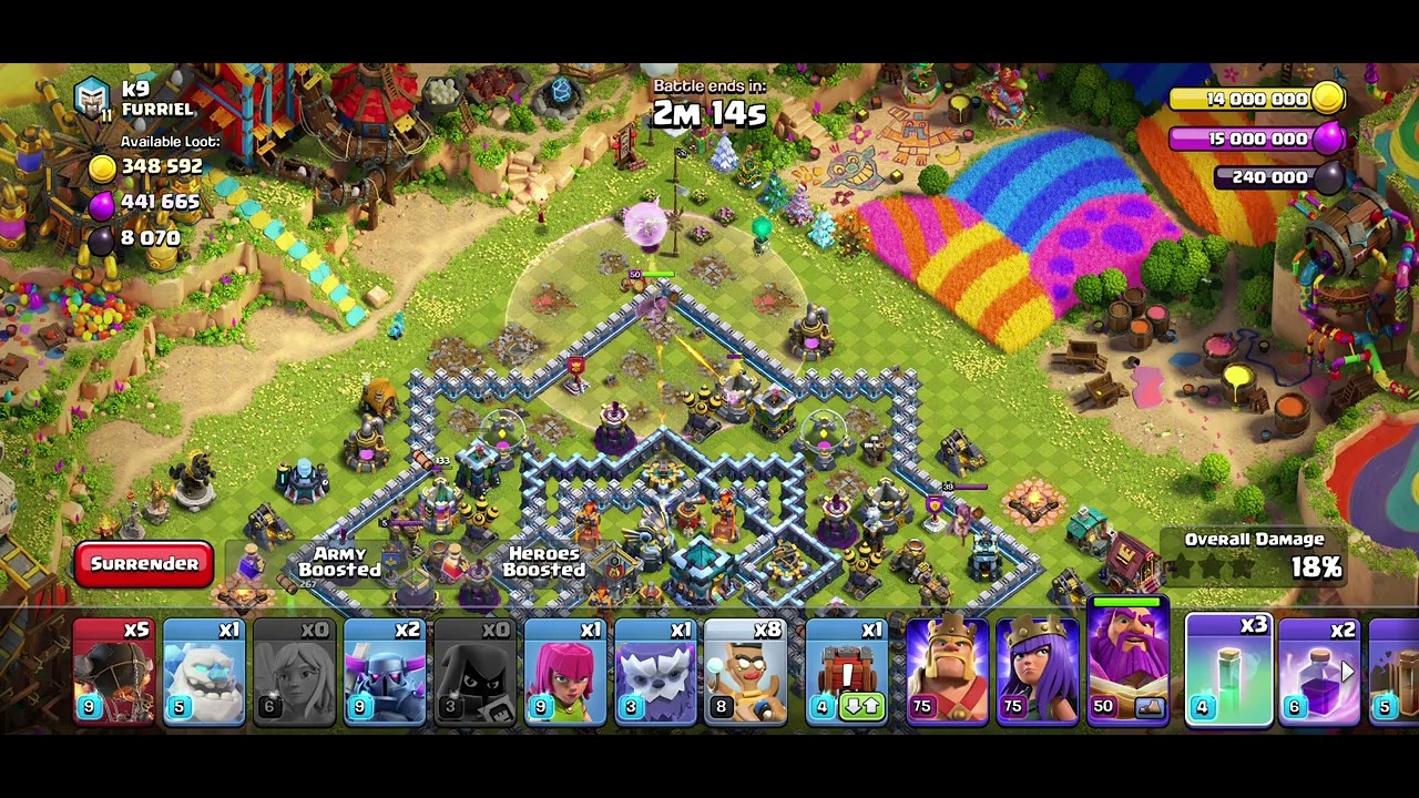 Clash of Clan Town Hall 13 best army 