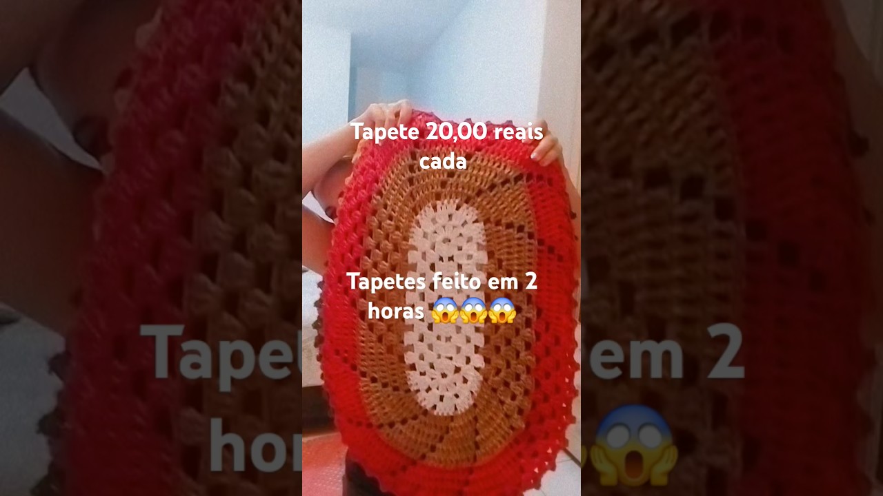 TAPETE VENDE VENDE SUPER ECON&Ocirc;MICO #vendevende #tapetedecroche #tapete #seinscreve #boatarde