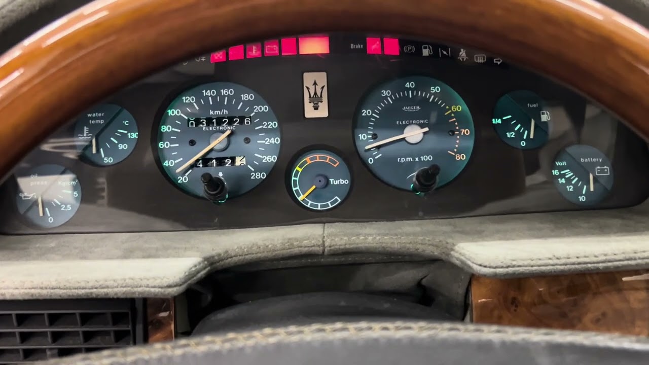 Rare Maserati 2.24V II, looks good, sounds fantastic!