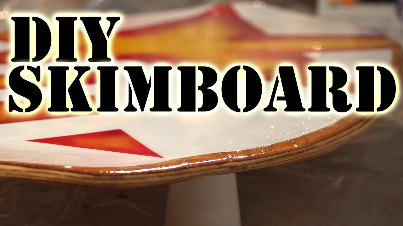 How to make a skimboard from plywood - skimflat
