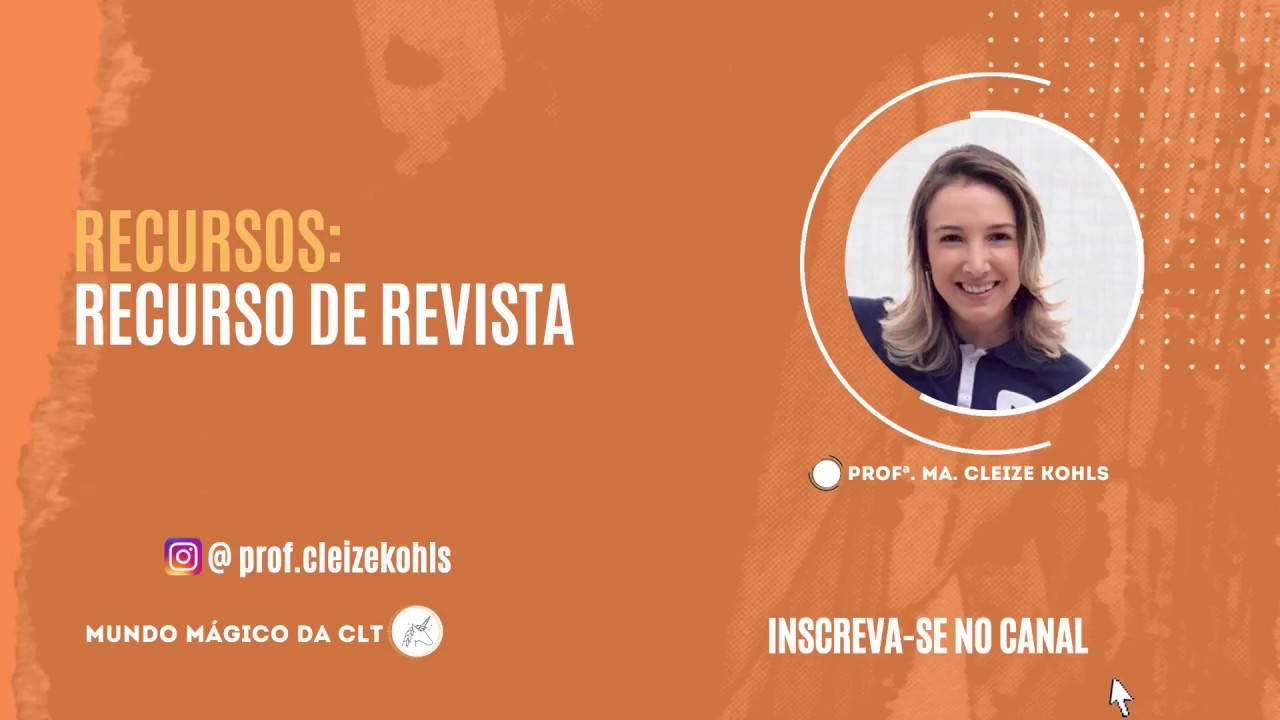 Recursos: Recurso de  Revista