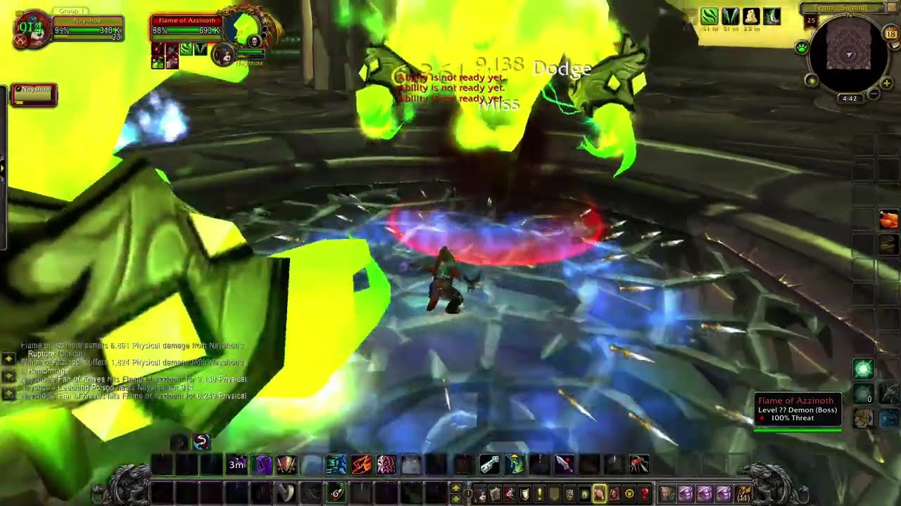 476 ILvl Rogue Solo Black Temple, All Bosses ( MoP Classic )