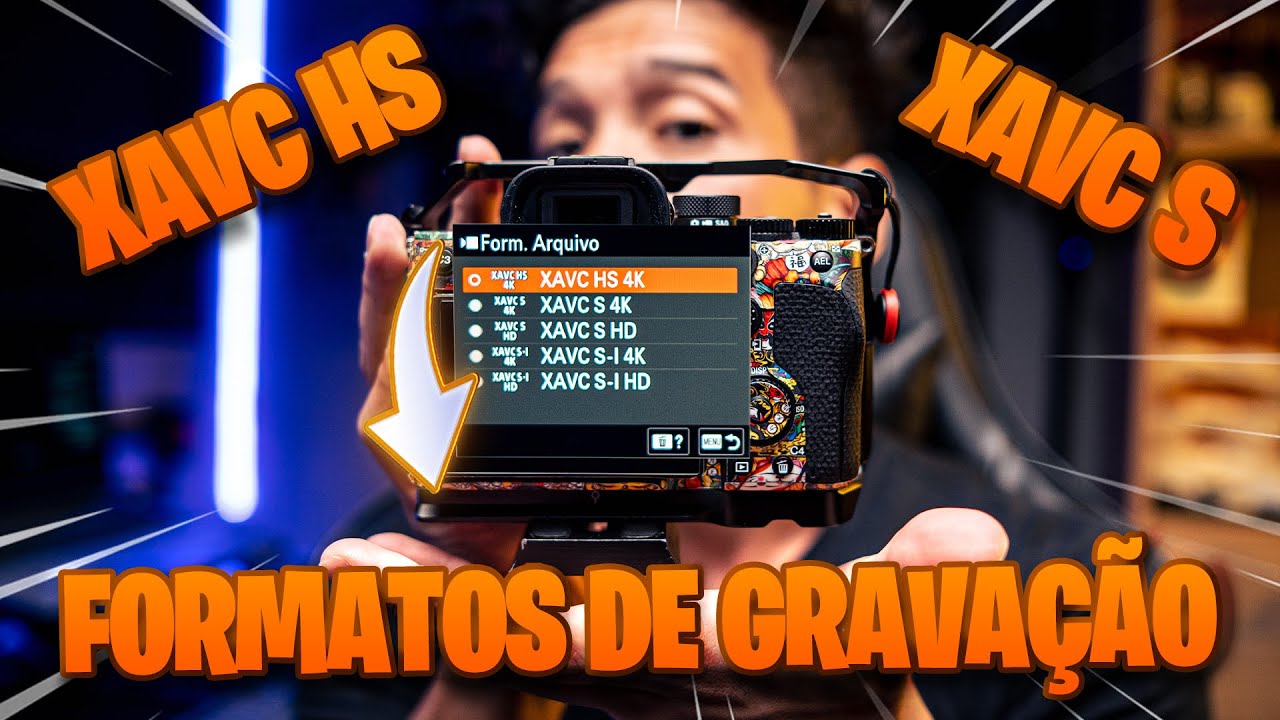 O GUIA DEFINITIVO dos FORMATOS DE GRAVAÇÃO da Sony A7SIII, A7IV, FX30 e FX3