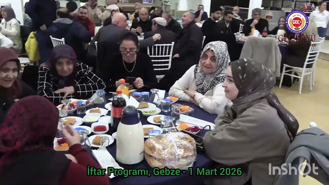 Geç Köyü Derneği İftar Programı Gebze - 1 Mart 2026