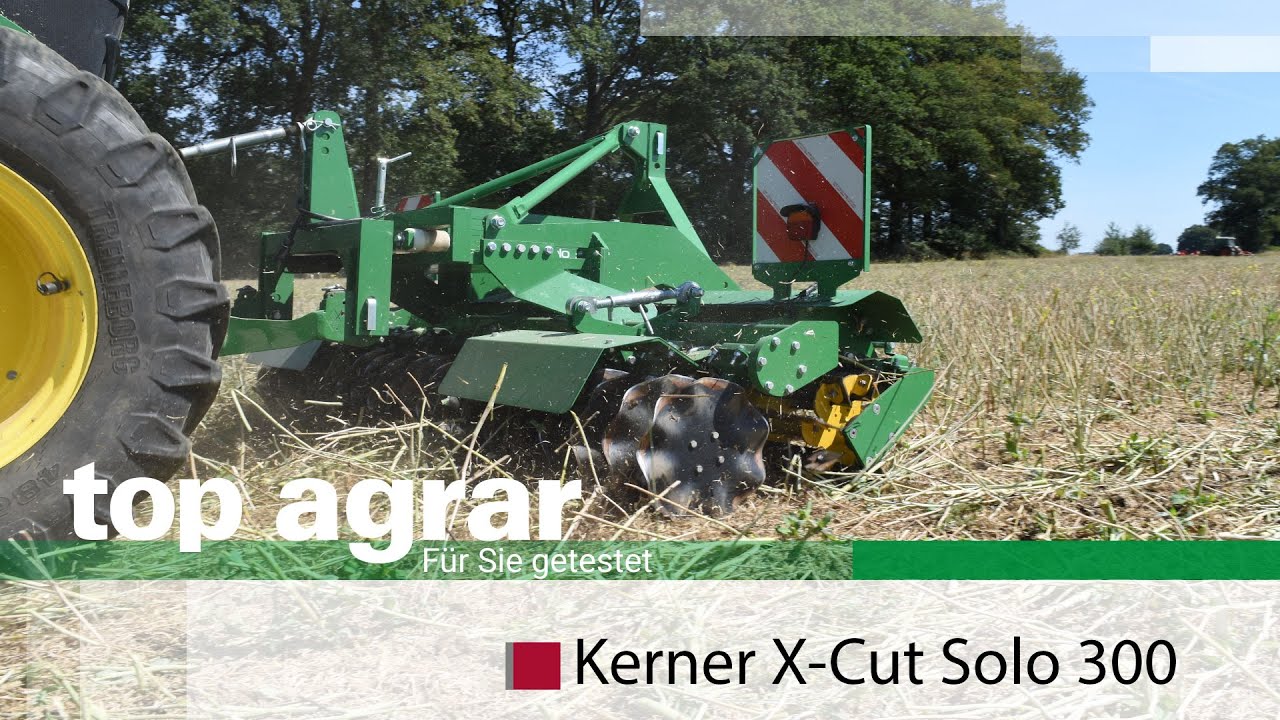 Bringen Wellscheiben Vorteile - Kerner X-Cut Solo Messerwalze im top agrar Praxistest 1/5
