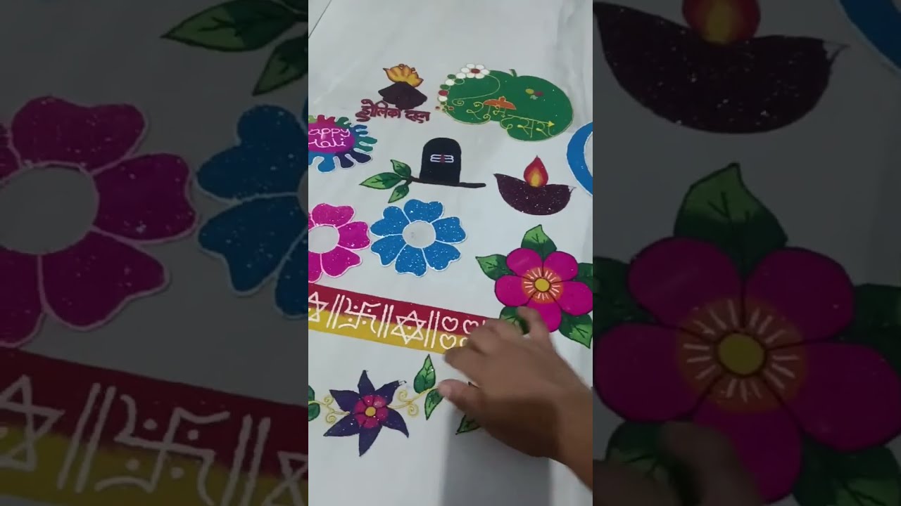 Kavita Creation♥️🥰 is live चला मी बनवलेल्या रेडी रांगोळ्या बघुयात