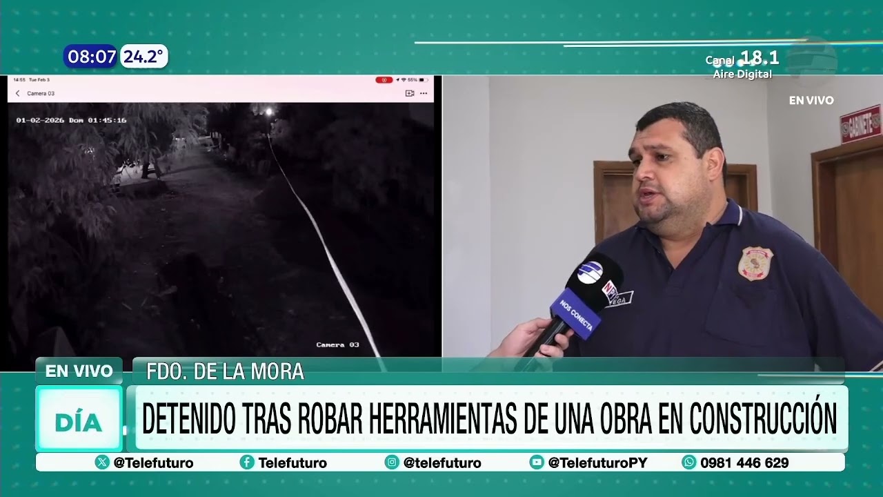 Detenido tras robar herramientas de una obra en construcción