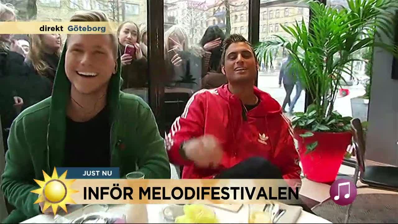 Samir och Viktor vill bada nakna i Göteborg  - Nyhetsmorgon (TV4)