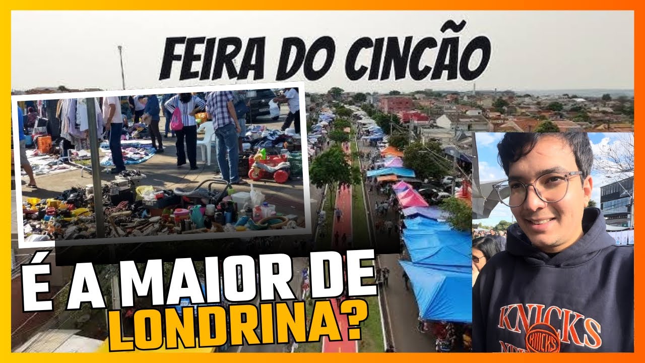 FOMOS NA MAIOR FEIRA DE LONDRINA! (FEIRA DO CINCÃO)