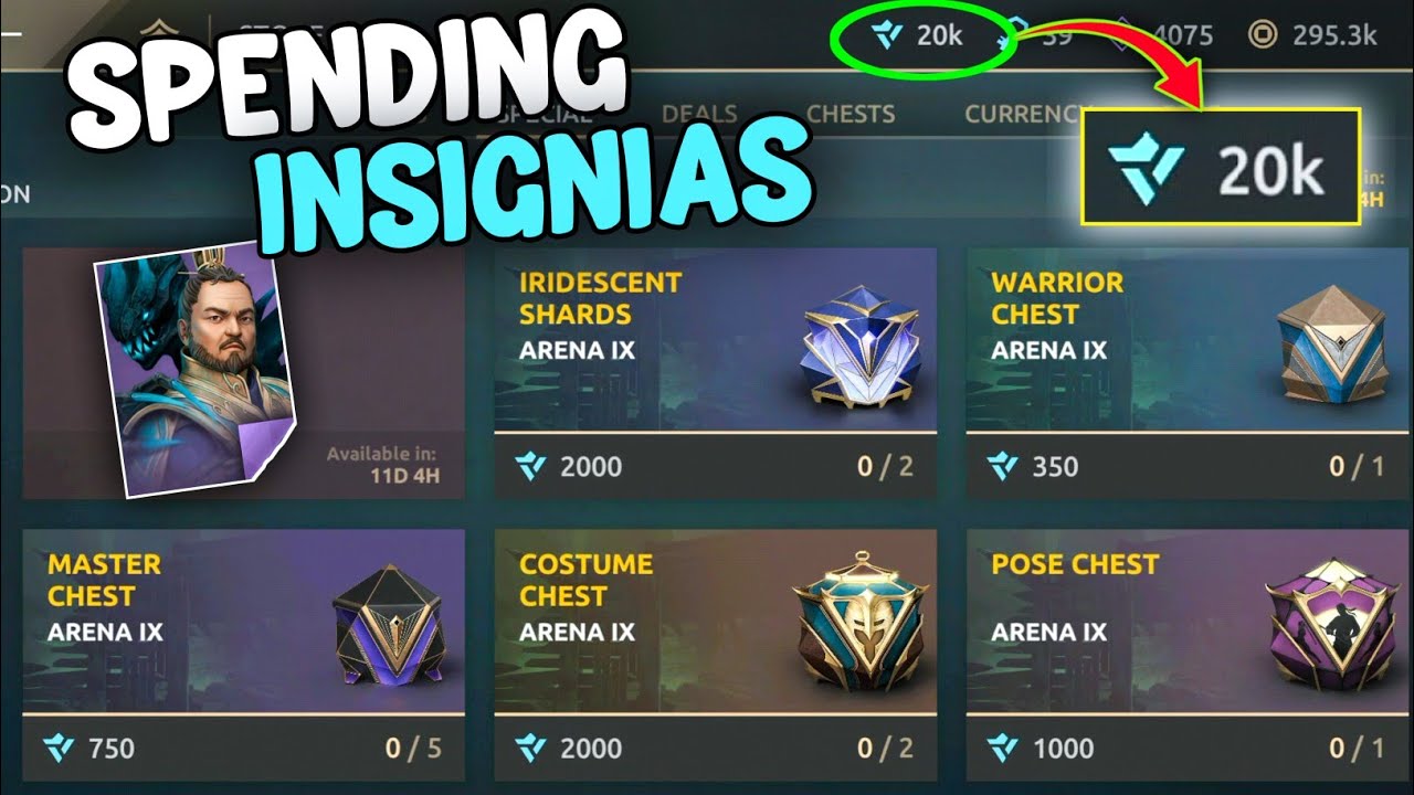 Spending Insignias to Open All Chests 😱 & Itu vs Toxic Kid Gameplay 😂 | Shadow Fight 4 Arena
