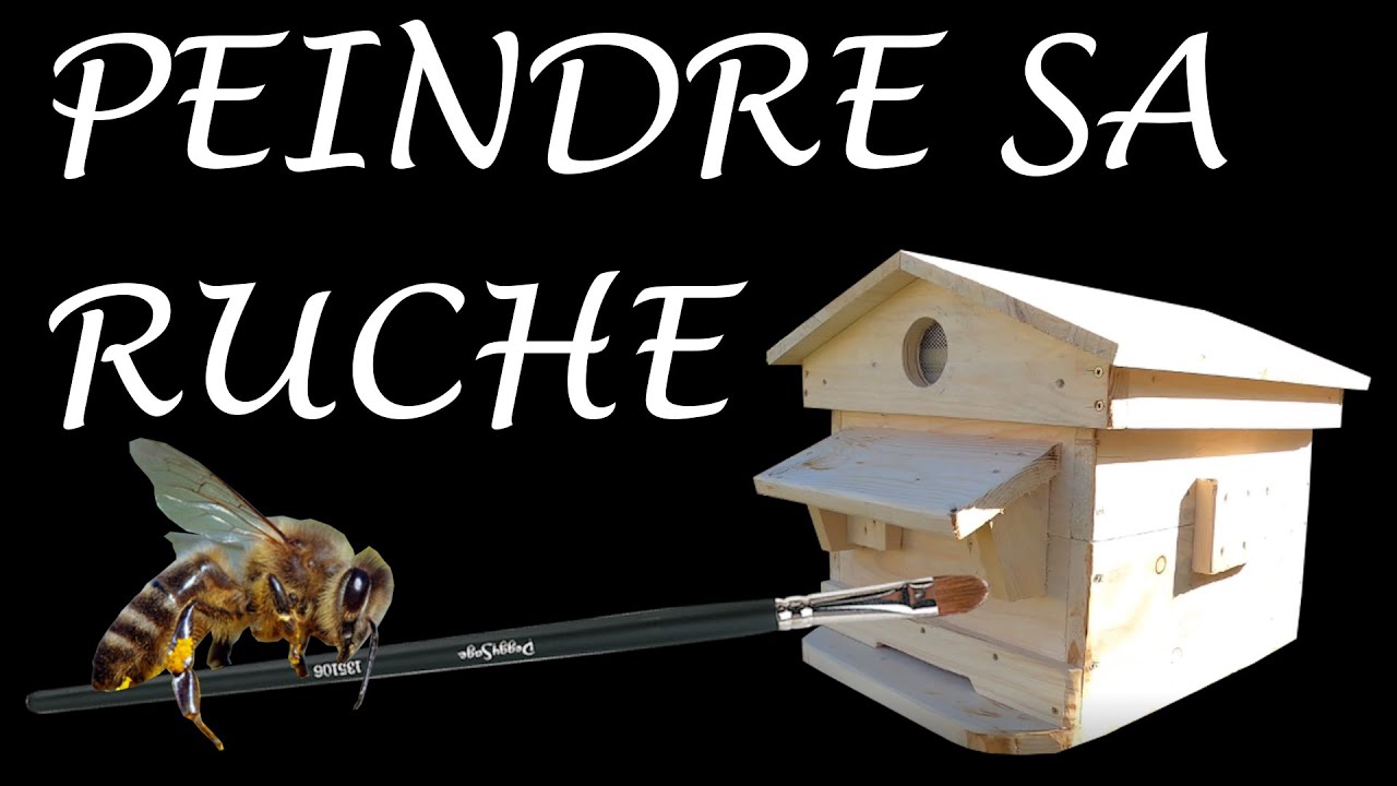 TUTO apiculture : peindre sa ruche