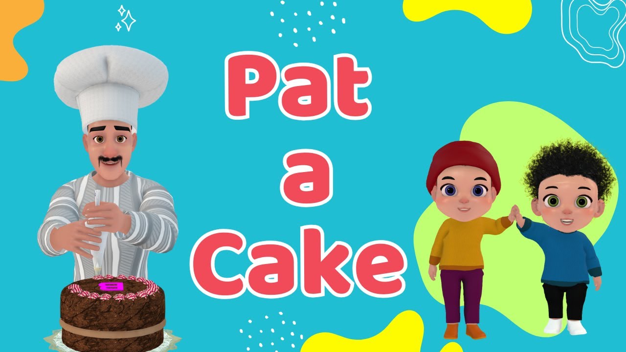 Pat a Cake Nursery Rhyme | Kids Songs & Baby Rhymes | Happy Fun Toons