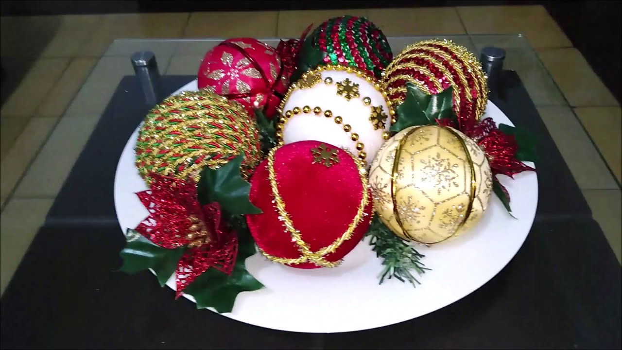 7 Ideas Como Decorar Esferas Navideñas/Fácil, Elegantes y Económicas