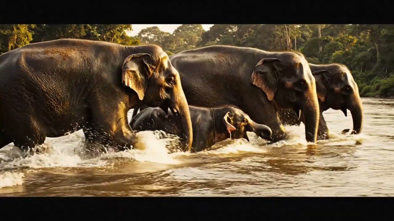 The Silent Life of an Elephant Herd | Cinematic Wildlife Documentary 4K